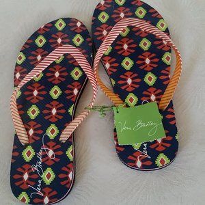 Vera Bradley Sun Valley Flip Flops - Size Small